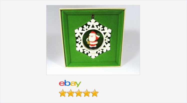EtagereAntiques's tweet photo. Hallmark Tree Trimmer Ornament Spinning Santa on Snowflake 1979 Vintage | eBay #hallmark #vintagehallmark #Christmasornament #Christmas #hallmarkornament #TreeTrimmer #Snowflake #Santa 
https://t.co/58sc46qXkq
(Tweeted via https://t.co/nQi0oquTl3) https://t.co/XaGe08hFTl