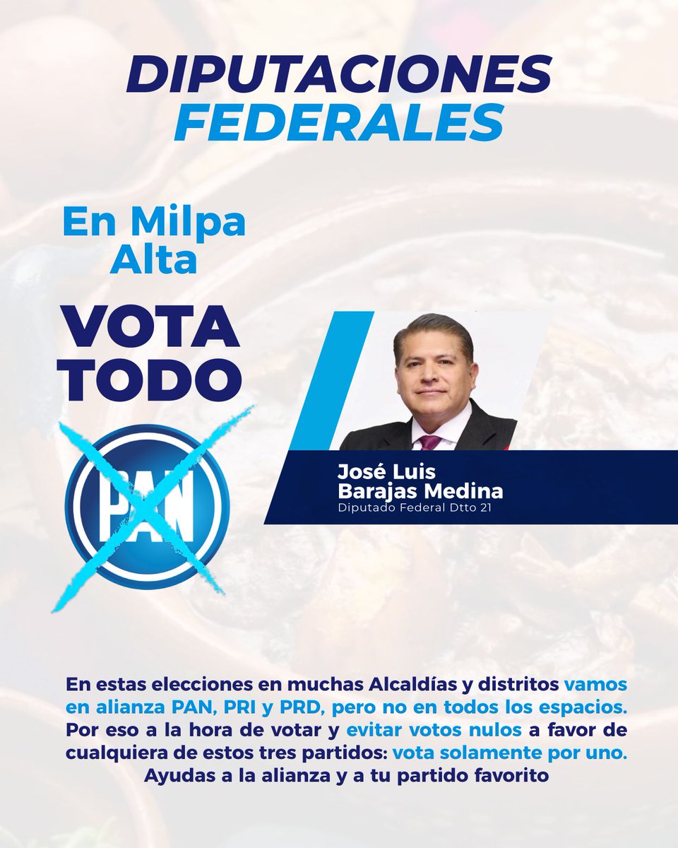 PAN_CDMX's tweet photo. En Milpa Alta #SíHayDeOtra con nuestros candidatos a:

Alcaldesa: @AliciaRobles_Ac
Diputación Local: @EAE_MX
Diputación Federal: @JoseLuis_Dip

#VotaTodoPAN el #6DeJunio. https://t.co/Eui7tOHxfY