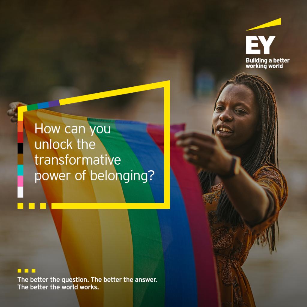 EY_US's tweet photo. EY is committed to advancing LGBT+ workplace equality and creating an environment where all people feel like they belong. https://t.co/dHLpQKKNDm #Pride #ProudToBelong https://t.co/jY4AWa4VRh