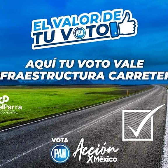 DanielParraOfic's tweet photo. Vota este 6 de junio por las propuestas. #GestionesQueCambianVidas
#VotaPAN💙 https://t.co/o4Z8PCEp4B