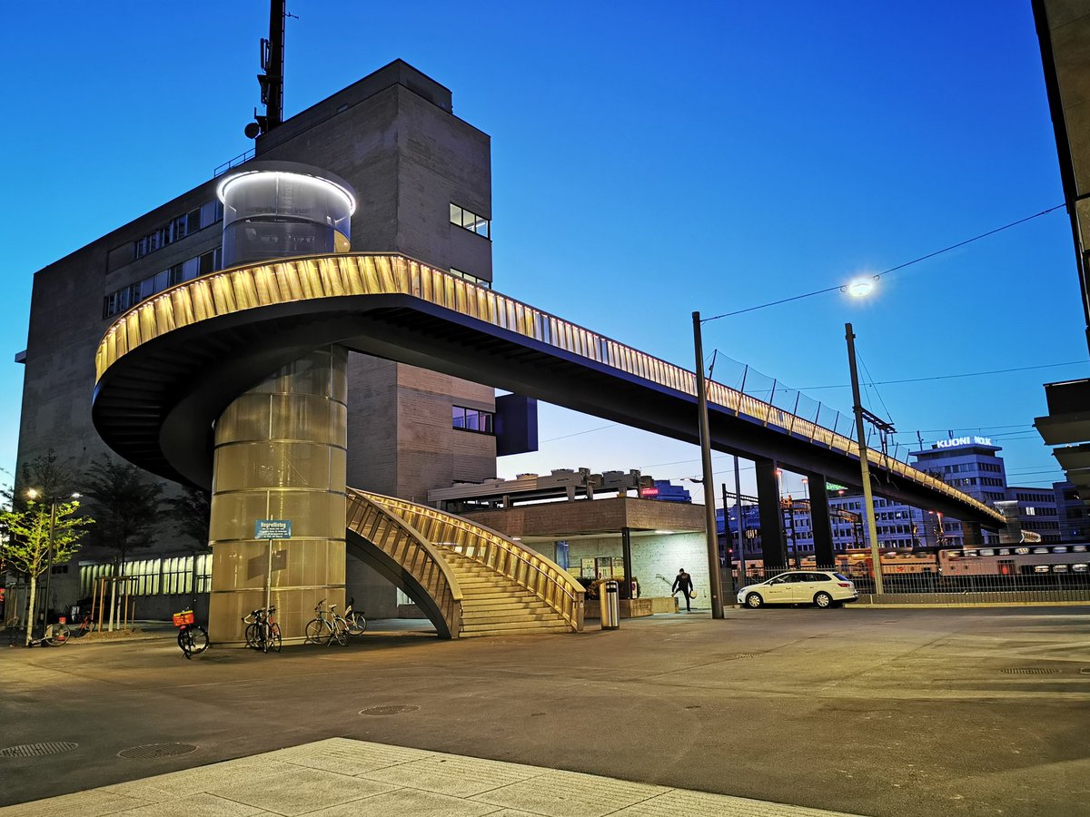 Negrellisteg, eine Brücke über den Bahnhof Zürich