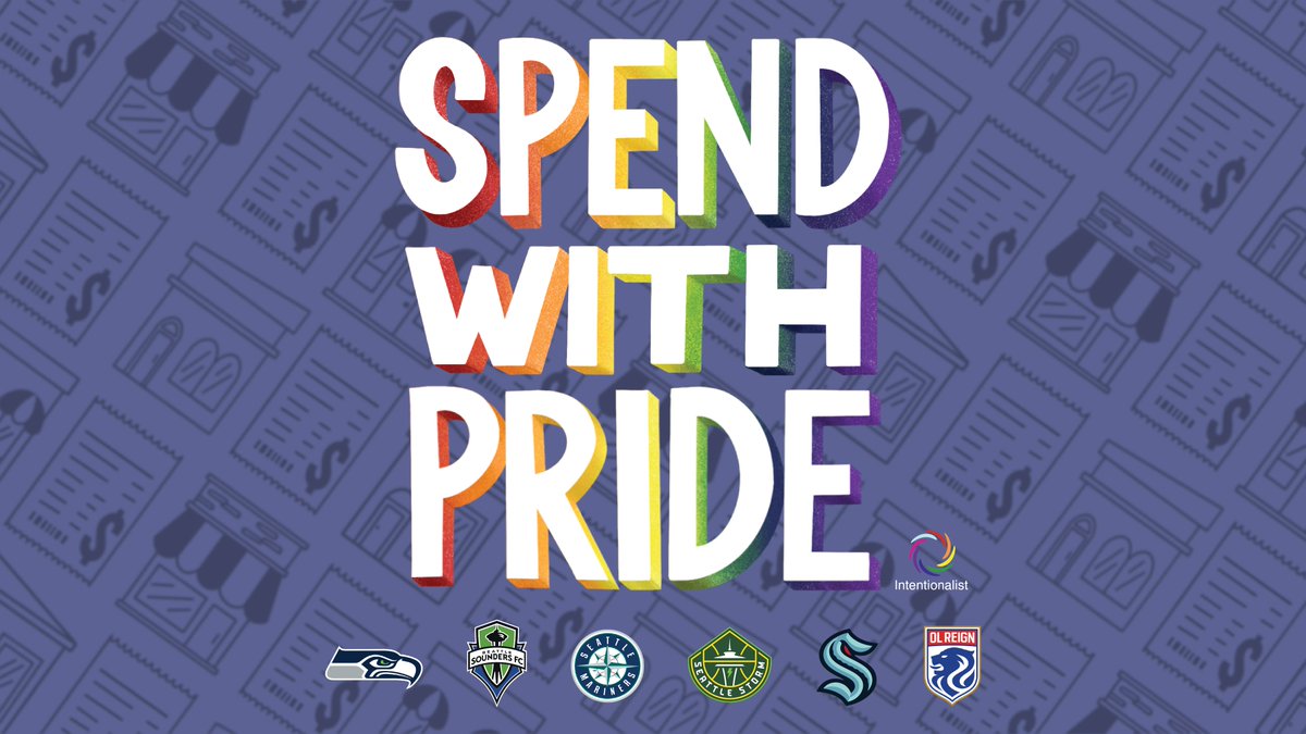 Spend with #PRIDE this month!

Shop at local LGBTQ+-owned small businesses and upload your receipt to @intentionalist_ for a chance to win a prize pack from your favorite Seattle sports team!

Learn more ⬇️
intentionalist.com/spend-with-pri…

#SpendLikeItMatters x #Force4Change