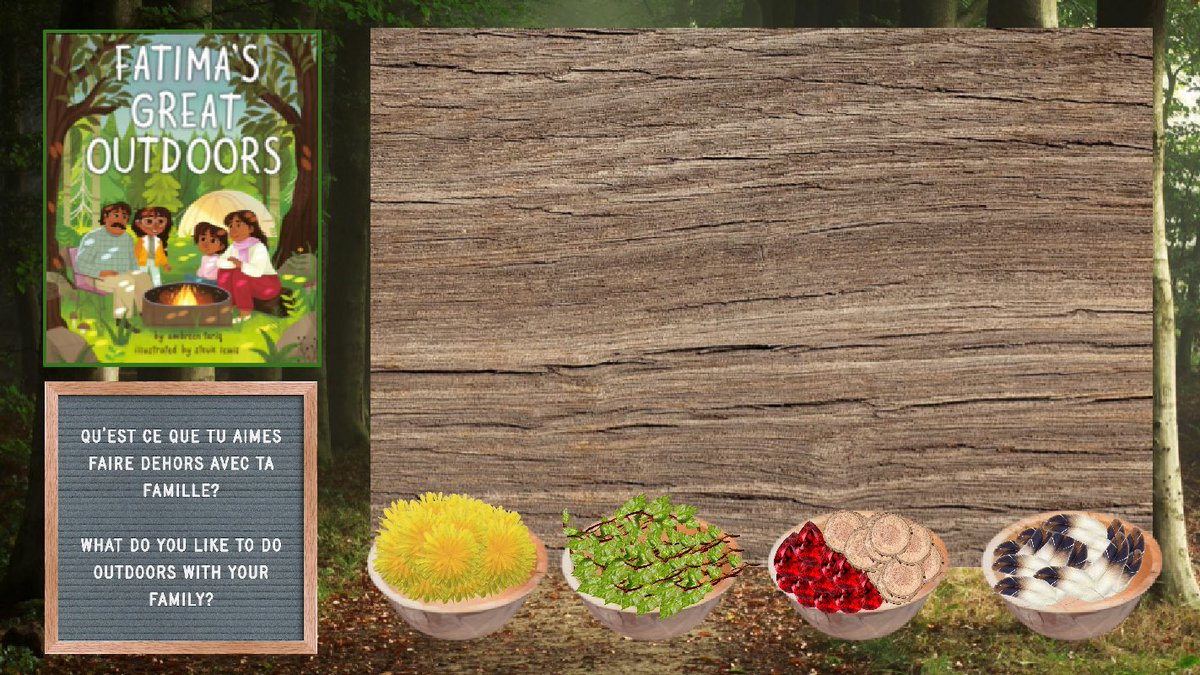 Fatima enjoys camping with Aapa and her family. “What do you like to do outdoors with your family?”🏕 Click here for a copy : jamboard.google.com/d/1Z9Vy0jjhOZu… <a href="/brownpeoplecamp/">Ambreen Tariq</a> @tdsbvs