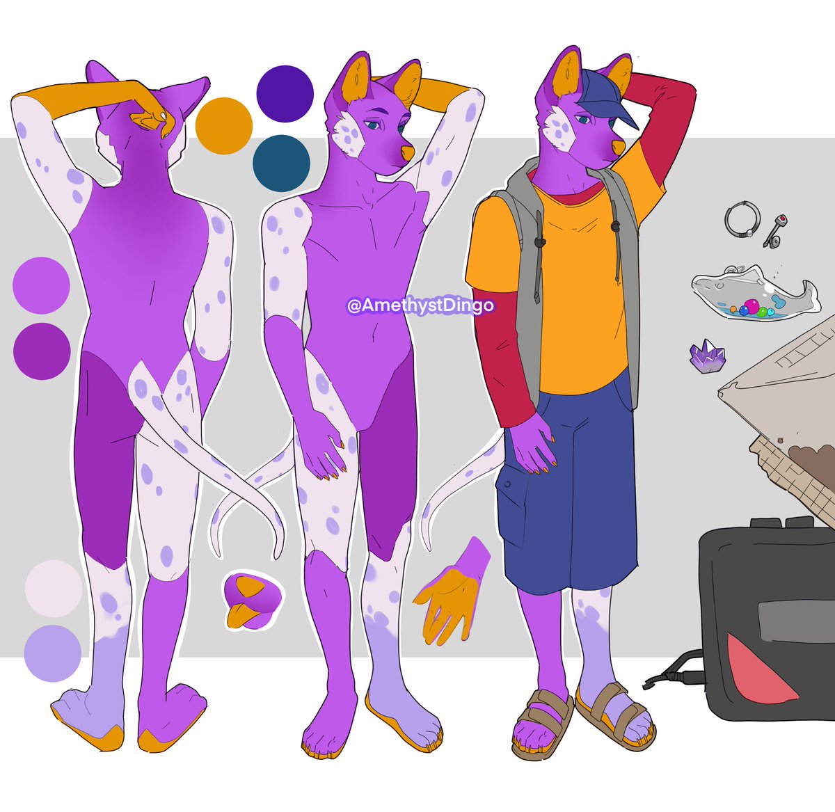 I made a new reference to my character