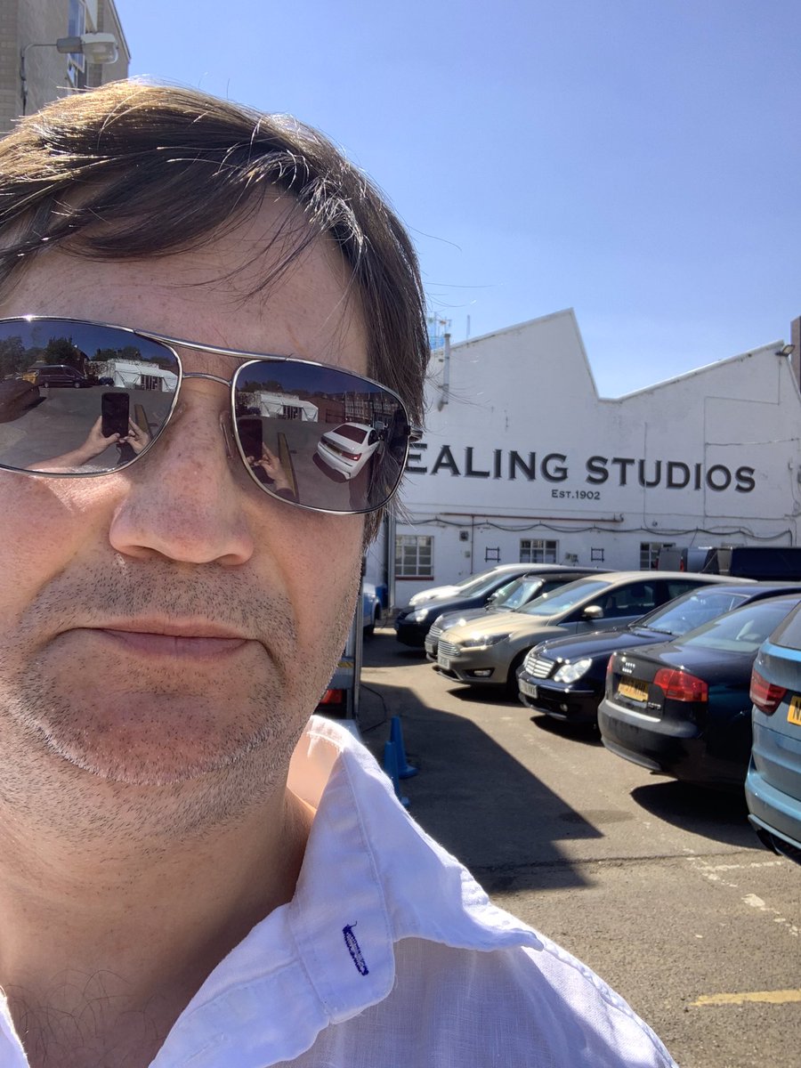 Great day today with the #MetFilmSchool at the iconic #EalingStudios. So much film history there. #actor #acting #actorslife