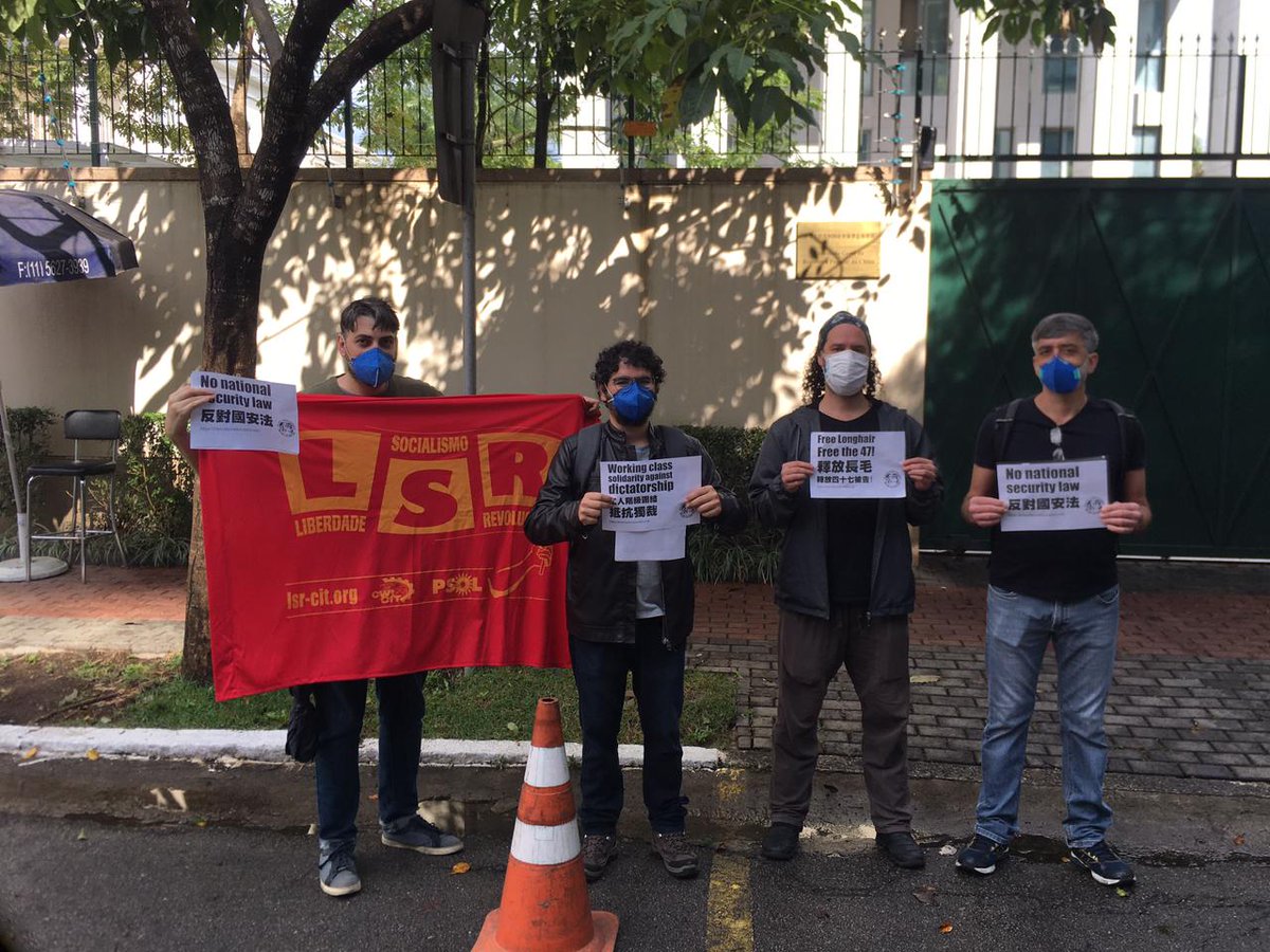 SolidarityHKCN's tweet photo. More pictures from protests in Belgium, Brazil, Russia and Australia.

✊🌏🚩

#FREEHK47 #DownwithCCP
#FreeHK #CNHKUnitedStruggle https://t.co/obWDZNwCh1