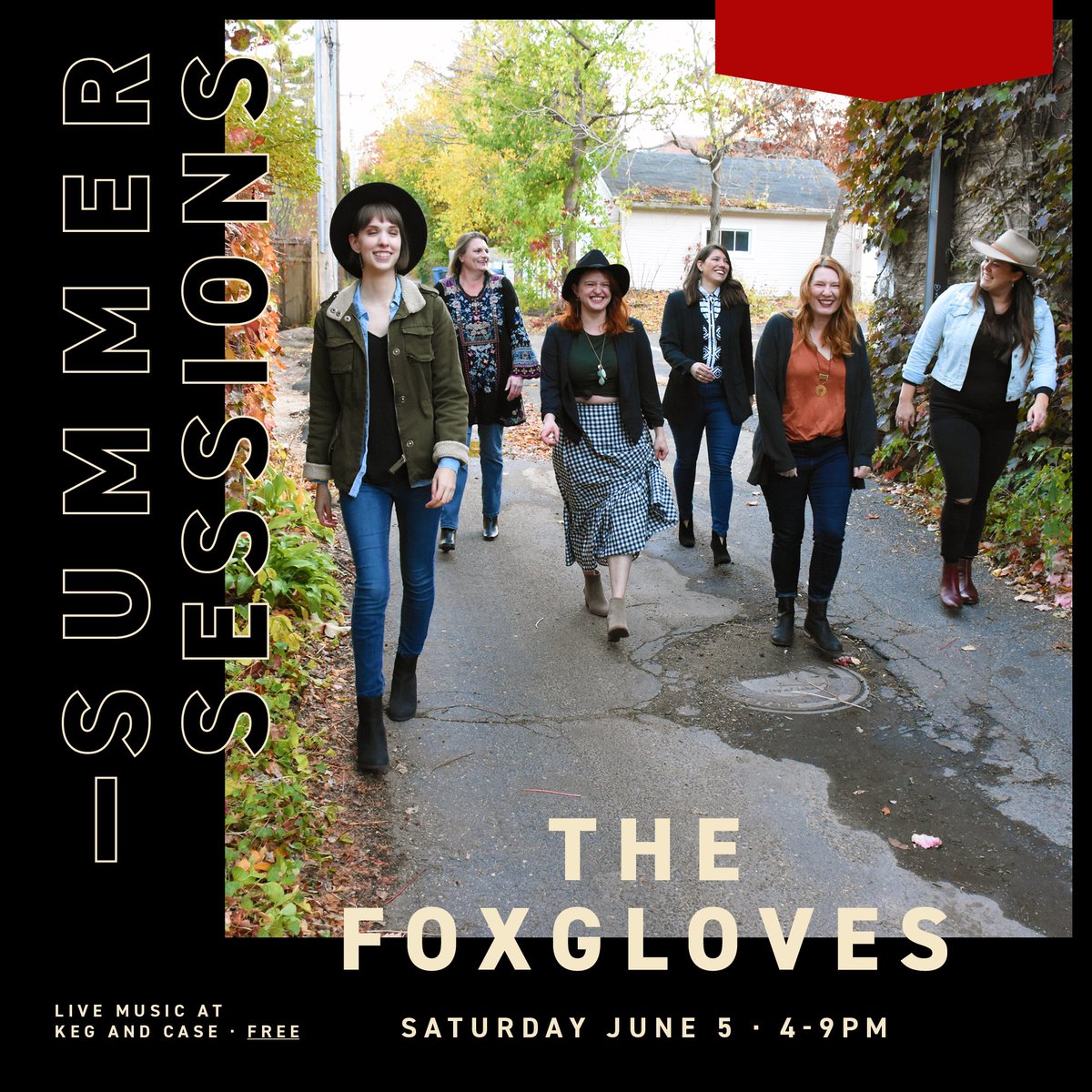 🚨 FREE LIVE MUSIC ALERT🚨 

This Saturday at <a href="/kegandcase/">Keg and Case Market</a>...

4:00-5:00 Foxgloves
5:30-6:30 Eleganza 
7:00-8:30 Nur-D

kegandcase.com/events/?event=…