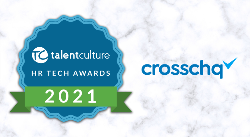 TalentCulture's tweet photo. What do we love about 1st-time #HRTechAwards winner @CrosschqHQ? Its user-friendly dashboard highlights a candidate's strengths, while removing potential hiring biases.

For more info about all winners, see our 2021 awards page ▶️ https://t.co/tFn3Ev0SC0

#hrtech #awards #hr https://t.co/S1L9PrU2Fz