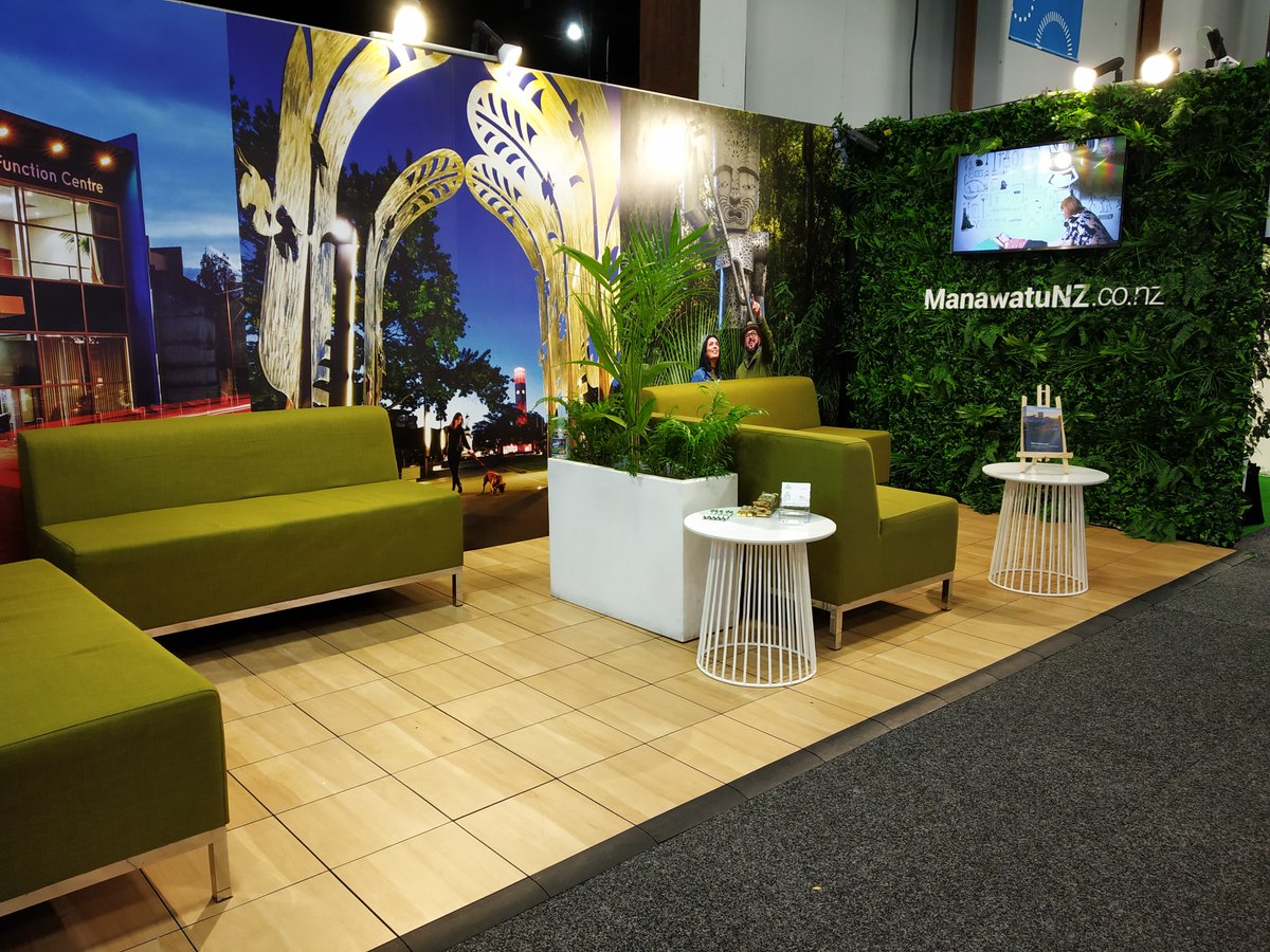 We're all set up at <a href="/TweetBEIA/">Business Events Industry Aotearoa</a>'S #MEETINGS21 event in Auckland to showcase what Palmerston North &amp; Manawatū has to offer when it comes to business events.