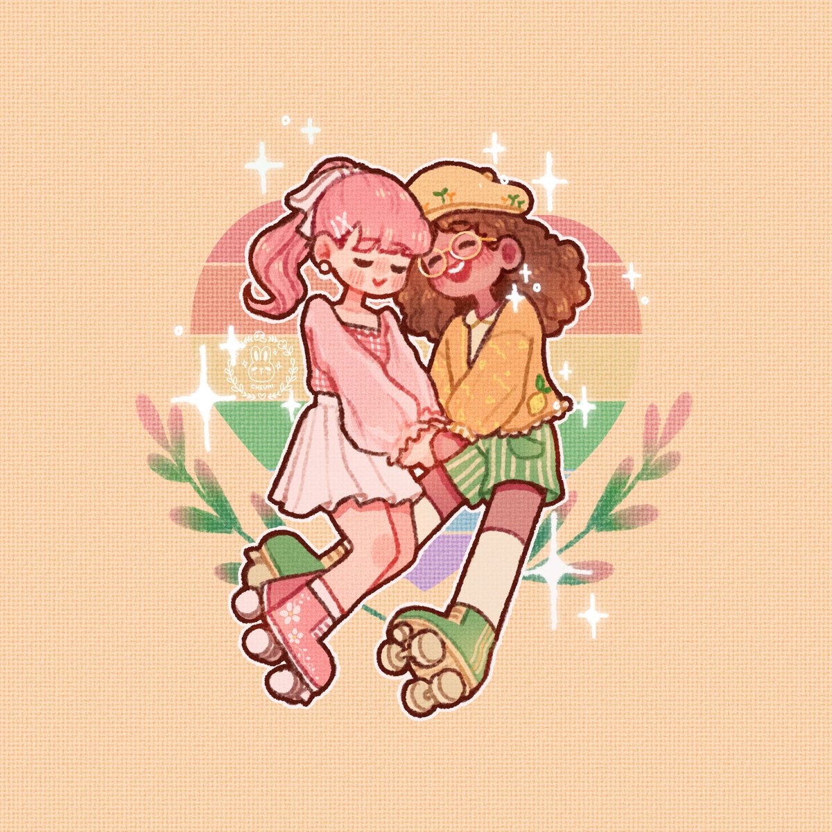 _Cheumi's tweet image. Happy pride month!! 💖🌈✨🌈💖

#PRIDE #Pride2021