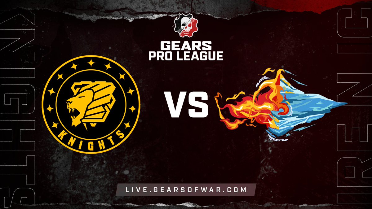GearsEsports's tweet photo. Up next we have @KnightsGG and @FireNIceEsports! 

🖥️ - https://t.co/6Rp7mmPuYq #GearsEsports #GearsProLeague https://t.co/JAk8jw1XBm