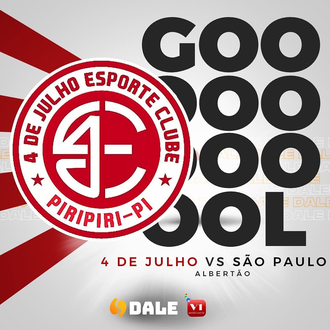 dalepiauiense's tweet photo. MAIS UM DO QUATROOOO! 4 de Julho faz o terceiro e toma a liderança do jogo! https://t.co/hXFi5XEN4j