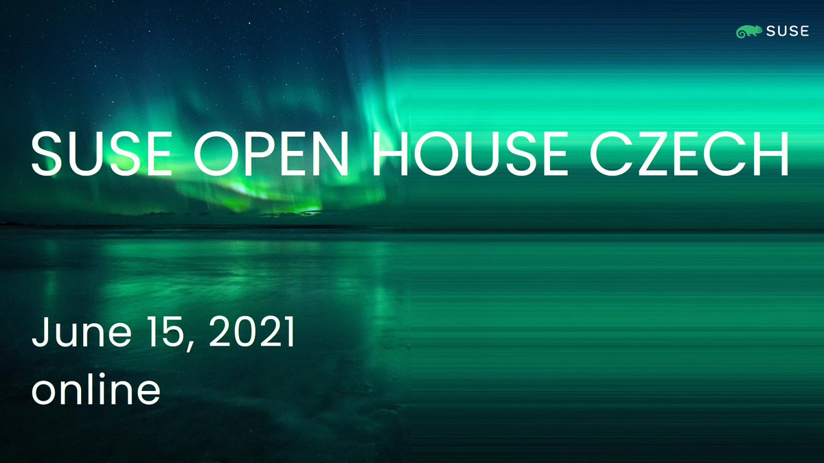 Již 15. června 2021 proběhne online den otevřených dveří pražské pobočky #SUSE. Těšit se můžete na komentovanou prohlídku kanceláří, technické přednášky, přiblížení SUSE kultury, popovídání s vývojáři nebo kvíz o ceny. Registrujte se na more.suse.com/openhousecz #SUSEOpenHouseCZ