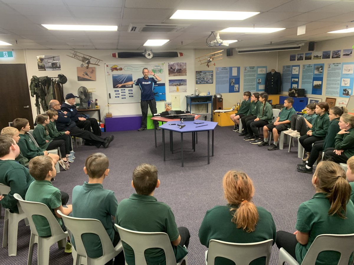 BromleyKoru1's tweet photo. Awesome day out today at the Air Force Museum. Our facilitator, Chris, expertly delivered the Exploring Flight programme. So interesting and plenty of ideas to build on in the coming weeks #bromleyschoolnz https://t.co/c1IQZRy3qk