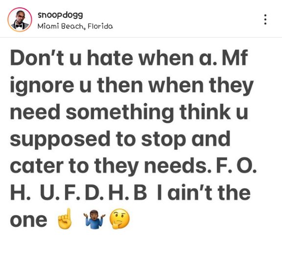 CaptDinosaur81's tweet photo. Snoop is #PreachingtheTruth https://t.co/hHiPlB0JTJ