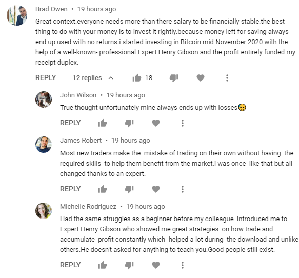 JohnWolfeYT's tweet photo. Hidden in the sea of single phrase comments from anonymous users with anime avatars, one thread was surprisingly populated entirely by people with real names and faces! Wow!

And they're all eager to talk to you about their cult leader "Expert Henry"! https://t.co/vor8v1kpeg