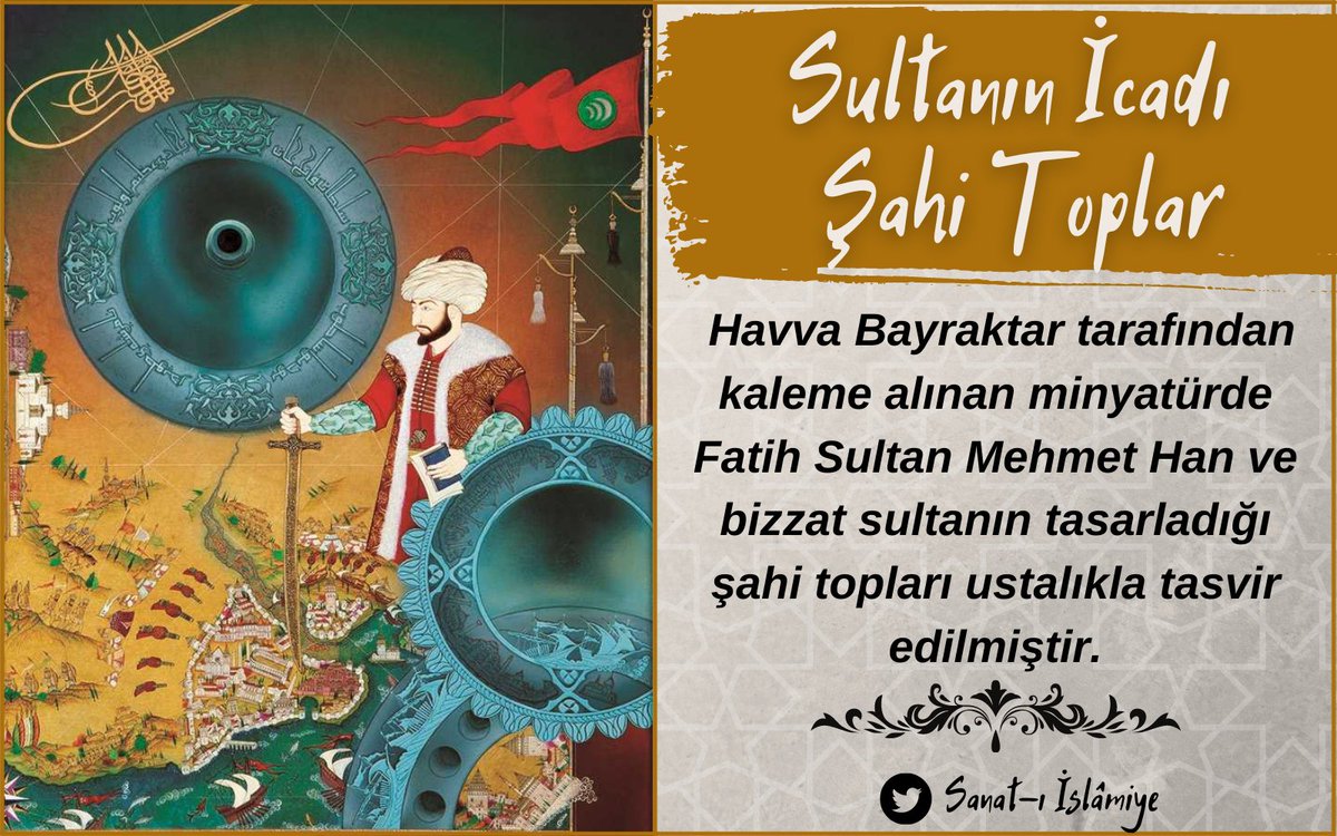 Sanati_Islamiye's tweet photo. Minyatür Ne Der? | Sultanın İcadı Şahi Toplar https://t.co/qvvx4lu0RH
