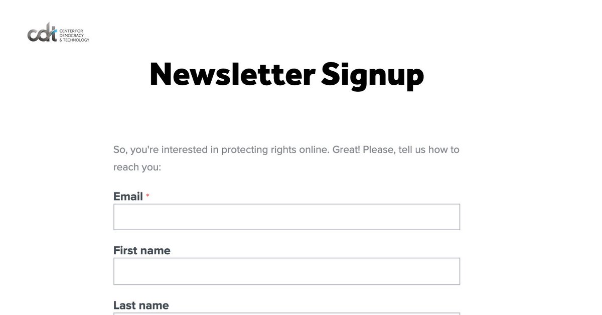 CenDemTech's tweet image. 📨 Our latest edition of the #StudentPrivacy &amp;amp; Equity Digest is in inboxes! Our monthly #EquityinCivicTech newsletter explores the developments driving the world of student privacy and #edtech.

Interested? Head over to our newsletter signup: cdt.org/email-signup/