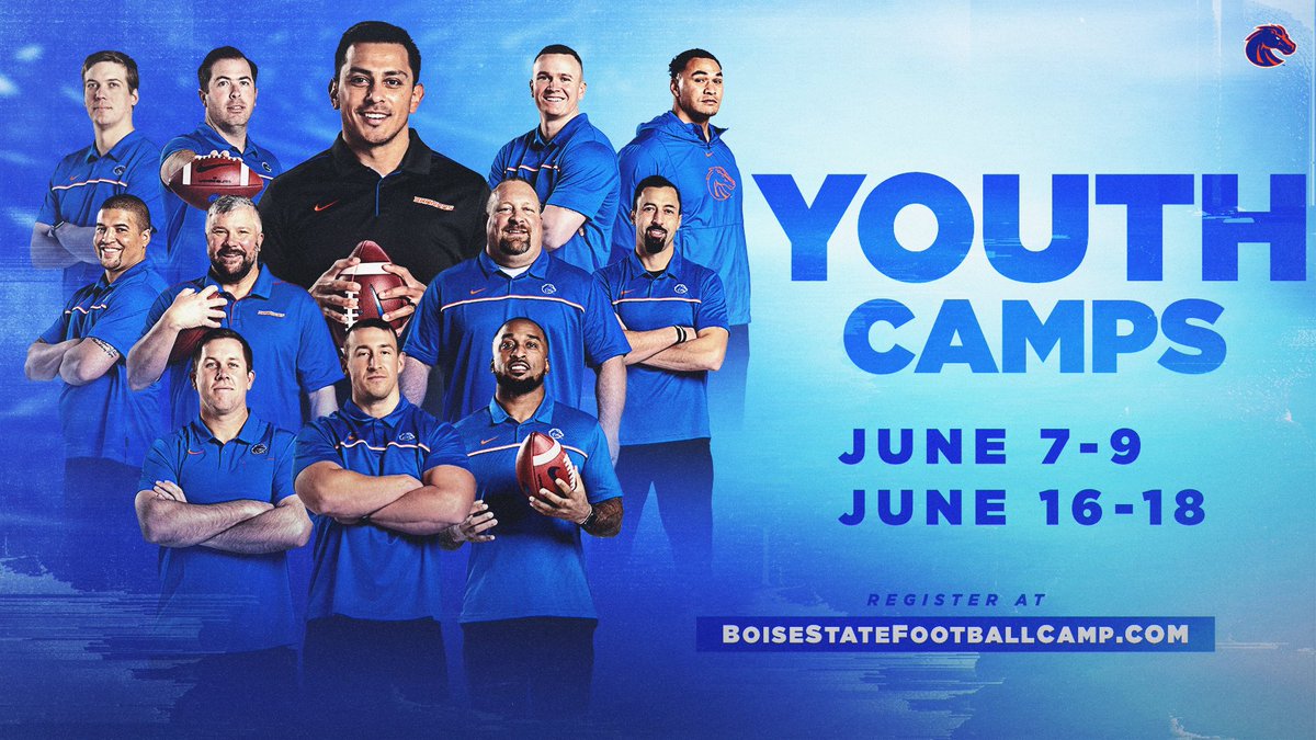 The Best Camps in the country are right around the corner! 

Register now at boisestatefootballcamp.com

#BleedBlue