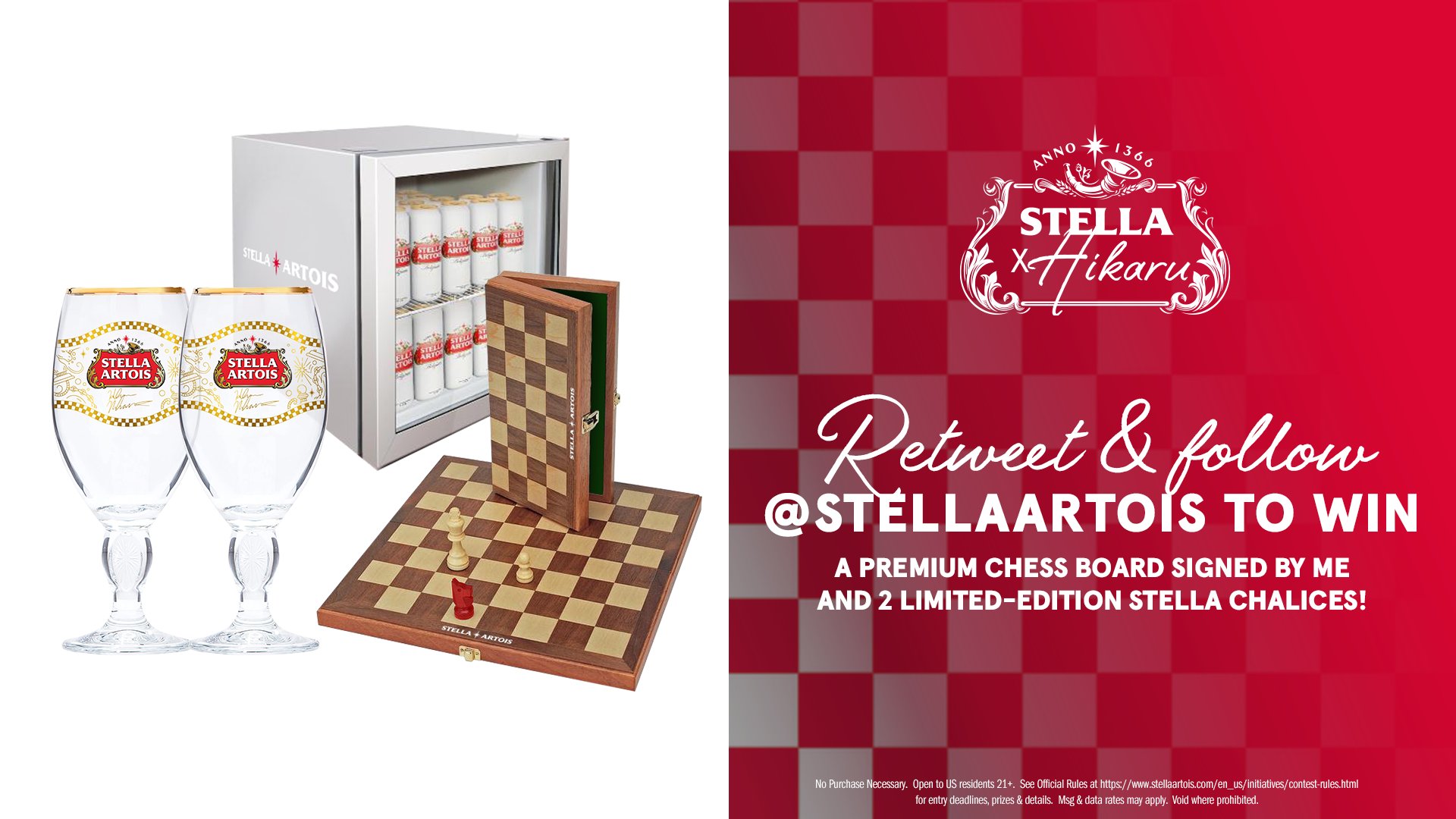 Stella Artois Teams Up With TSM Chess Pro Hikaru Nakamura