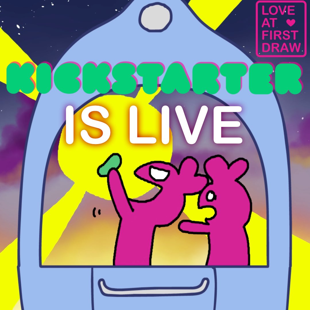 loveatfirstdraw's tweet photo. OUR KICKSTARTER IS LIVE❣️🎉Any bit of support goes along way~ 💕 Show your support with as little as $1 or even by just sharing this post with your friends and family! Direct link in bio and on our website❣️👀 https://t.co/qQZ1itS7kK