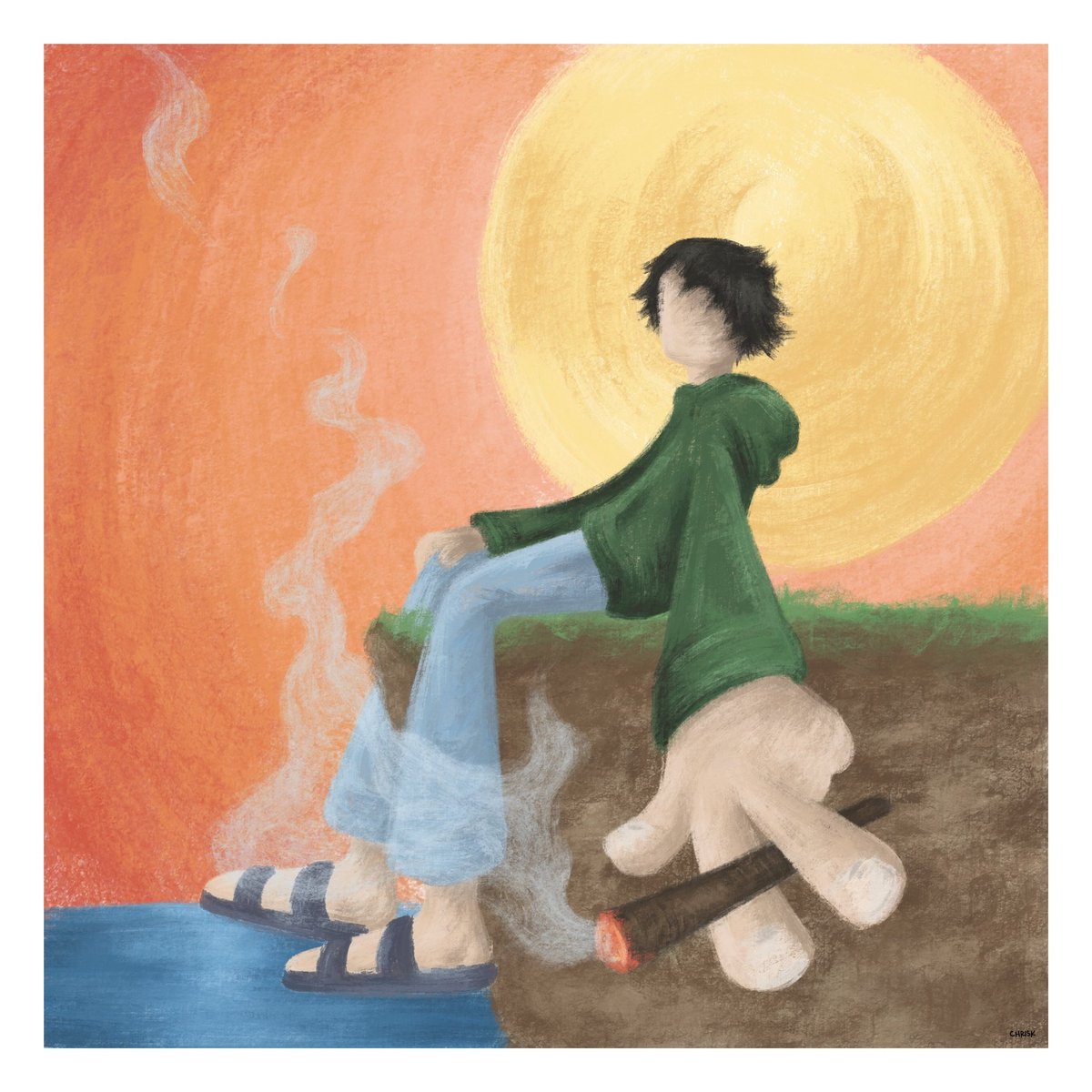 chriskcreates's tweet image. by the cliffs, that’s the best high