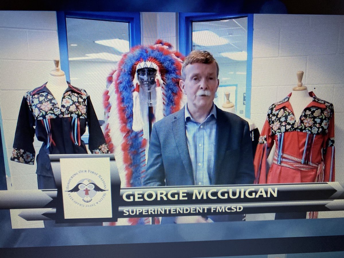 FMPSD's tweet photo. @George_McGuigan Superintendent @FMCSD brings greetings.  @JTurner_RPsych @annaleeskinner @indigenousFMPSD #ymm @FortTcoa https://t.co/ag2MFpCcSF