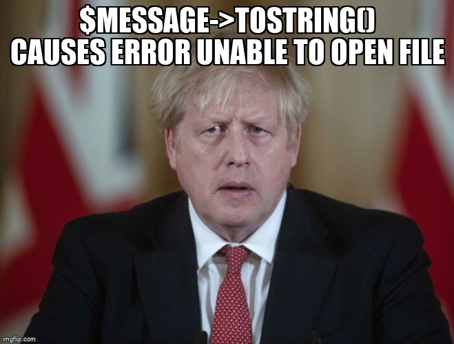 overflow_meme's tweet image. $message->toString() causes error unable to open file stackoverflow.com/questions/6779… #codeception #swiftmailer #yii2