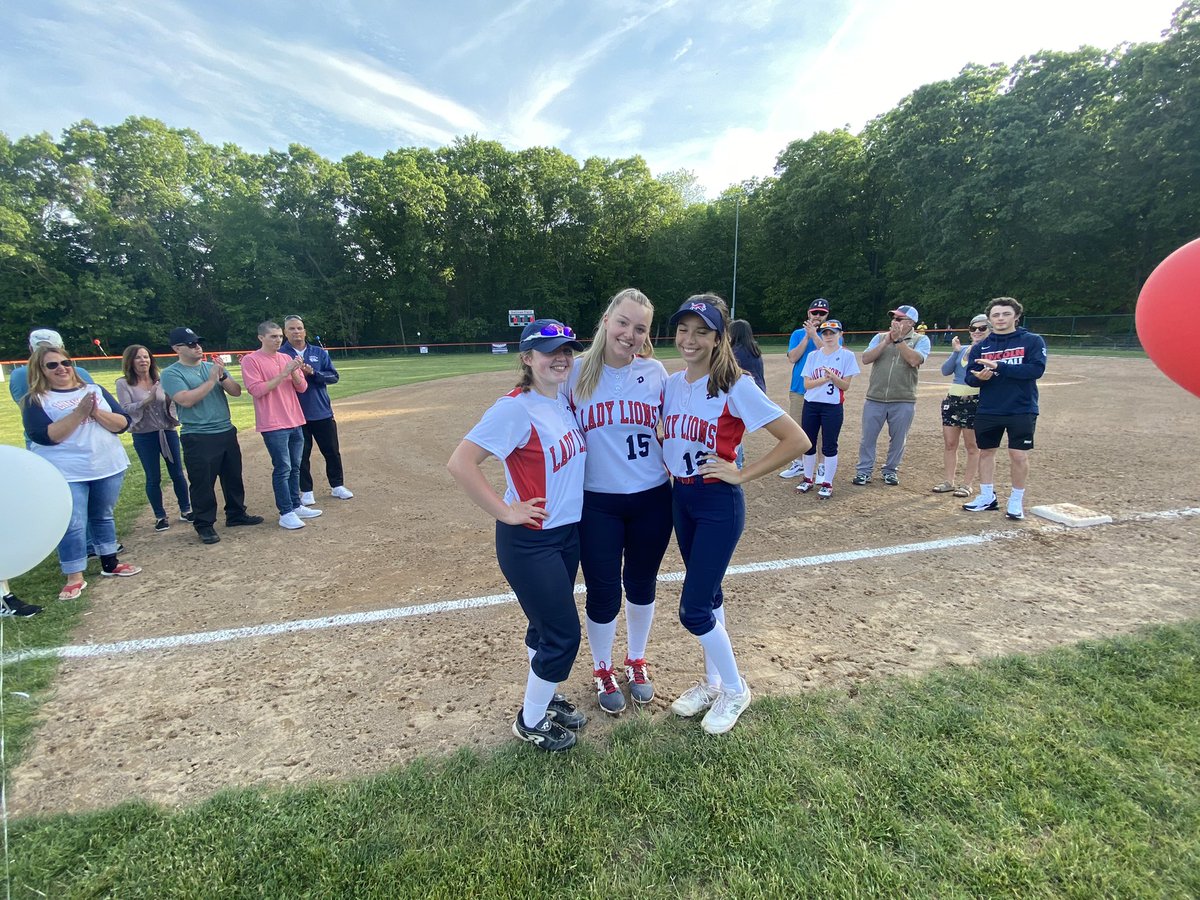 LHSRI_Athletics's tweet photo. Congratulations to our Softball Seniors, Amanda, Liz, &amp; Jenna on Senior Night as they take on Bay View in Game 2 of tonight’s doubleheader. @LHSRI https://t.co/JqNCqRHbBV
