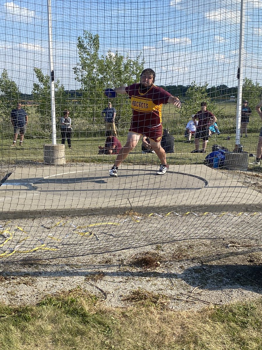 RBCHSTrack's tweet photo. Mitch and Alex get 2nd and 4th in the discus! #rbtrack https://t.co/o57jaBrt5r
