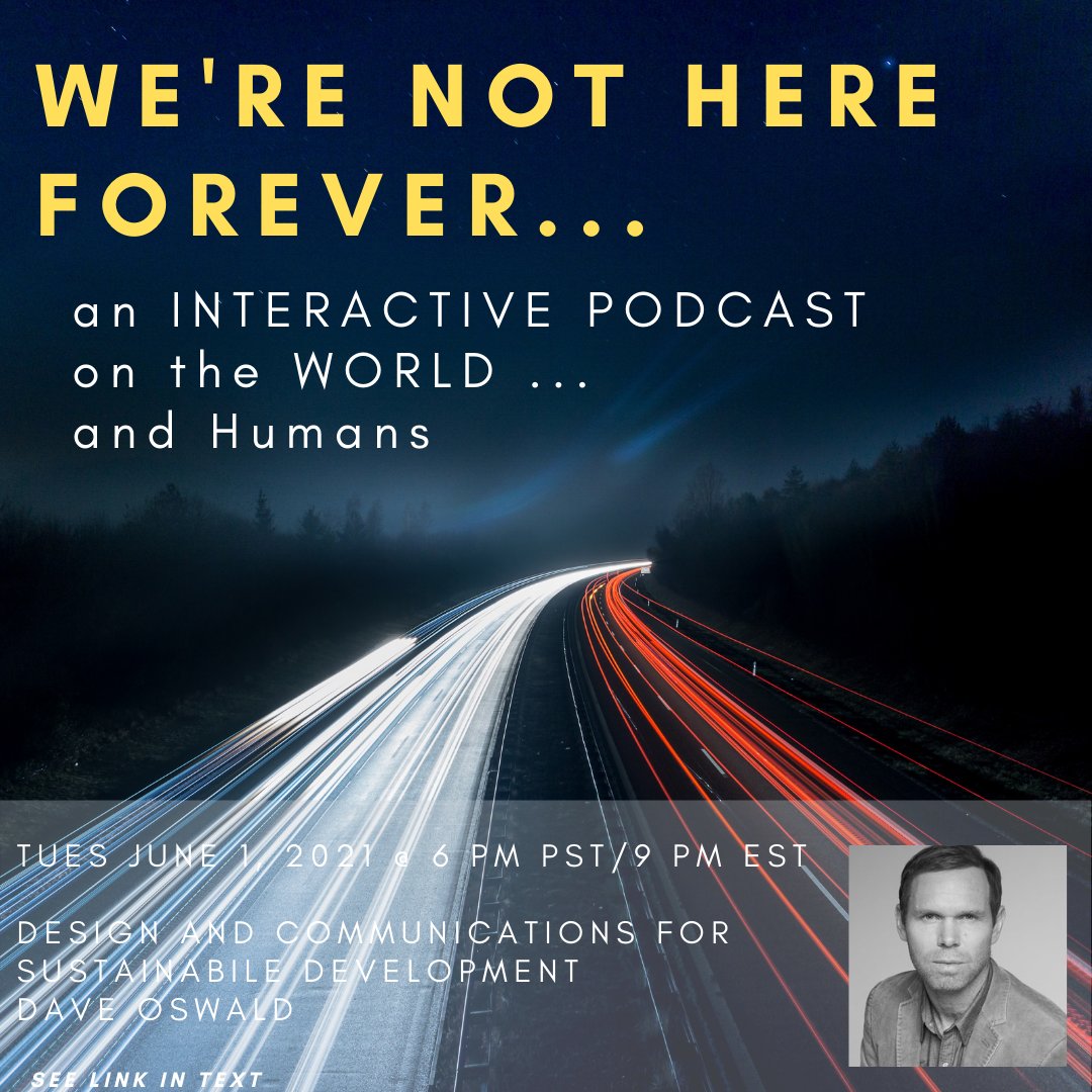 The TRUTH about design &amp; communication for sustainability Interactive Podcast June 1  @ 6 PM PST - mailchi.mp/04dc028280b3/o…