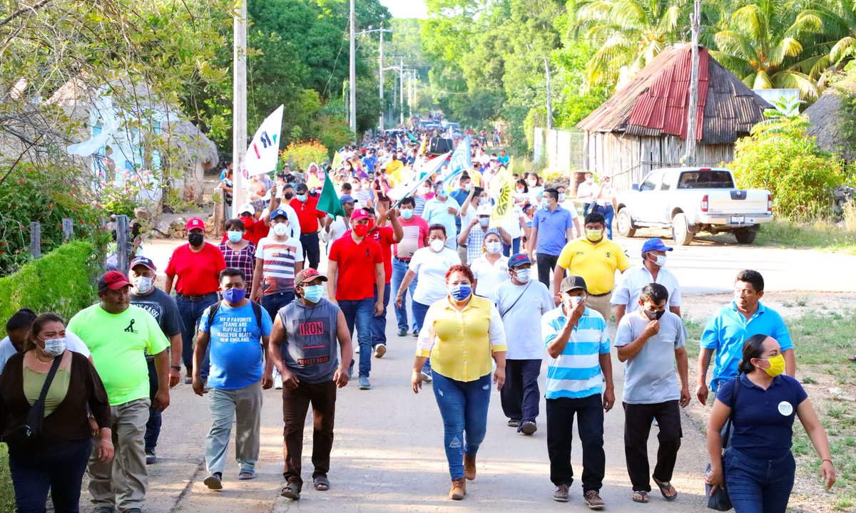 Ya falta poco, mi compromiso es con todas y todos los morelenses, lo importante es sumar voluntades y que las promesas no se queden en palabras.

¡Muchas Gracias Othón P. Blanco! Este 6 de junio... ¡𝐕𝐚𝐦𝐨𝐬 𝐚 𝐠𝐚𝐧𝐚𝐫!

#VotaXSofíaAlcocer
#VaXJoséMaríaMorelos 🔵🔴🟡