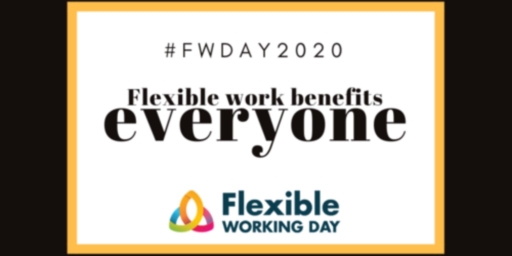 excitonscience's tweet photo. Today, 2 June, is Flexible Working Day.
Itโs a day to celebrate and showcase the benefits of flexible work for both people and organisations.
The day also marks a call to action to tackle flexism.
https://t.co/EhAaDy3Xaq
#FWDay2021 #FlexibilityIsTheFuture #FlexWorkFullLife https://t.co/uN6crkpJ0b