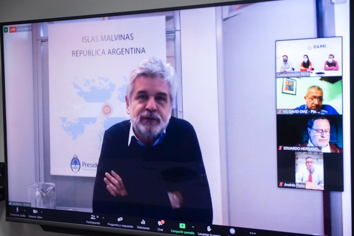 Junto al subdirector ejecutivo, <a href="/mrodriguezhur/">Martín Rodríguez</a>, y al sec. gral. Técnico Operativo, <a href="/eugeniogarriga/">Eugenio Garriga</a>, nos reunimos con el secretario de Malvinas, Antártida y Atlántico Sur, <a href="/FilmusDaniel/">Daniel Filmus</a>, veteranos y excombatientes para hablar de esta nueva medida.