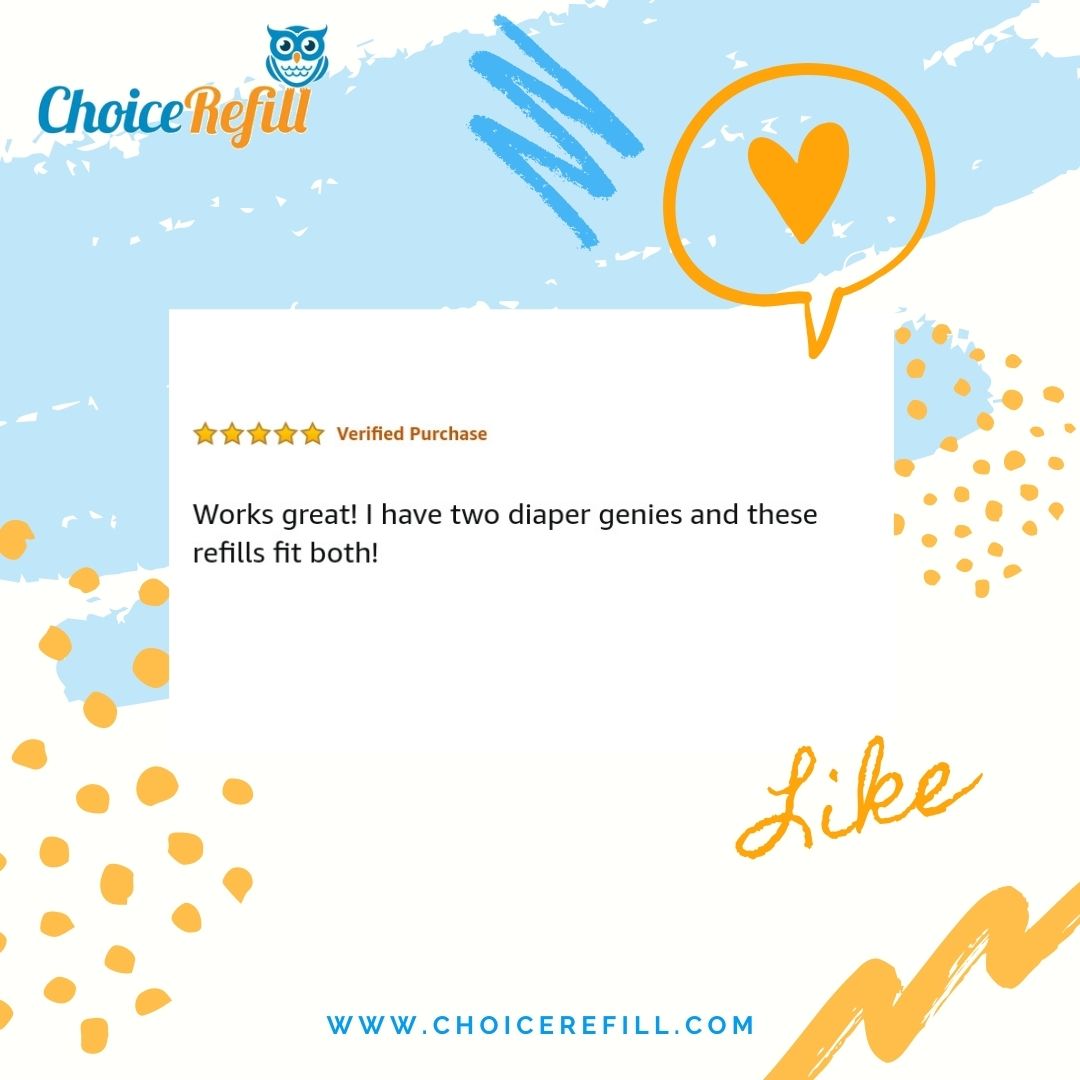 SmellLockTech's tweet image. Thank you for the 5-star review!

#ChoiceRefill #DiaperPailRefill #DiaperPail #CompatibleRefills #OdorControl