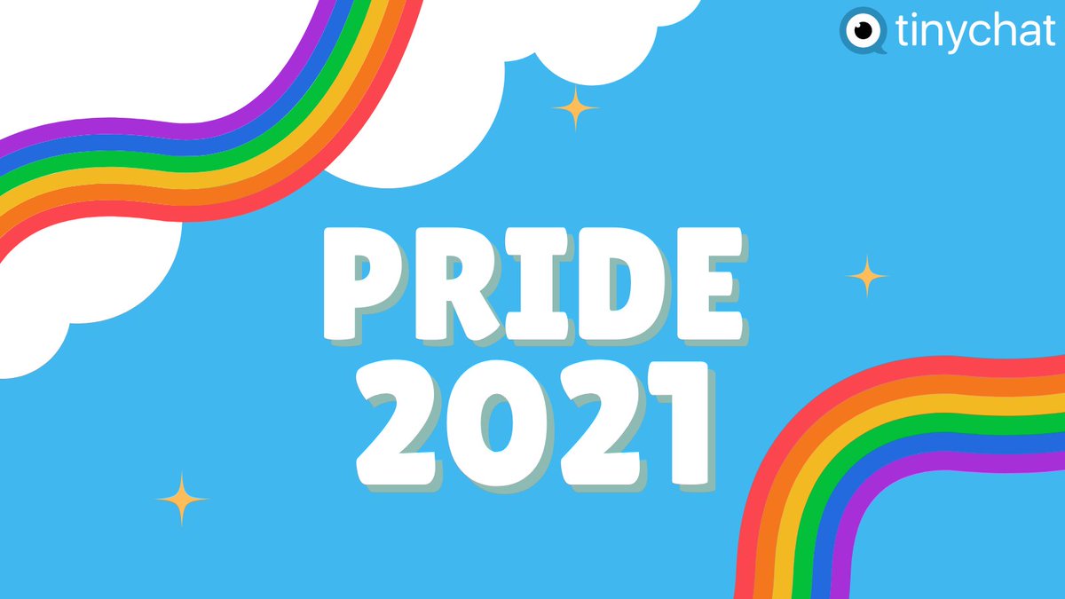 Tinychat is proud to celebrate the entire LGBTQ+ community for the month of June! 🏳️‍🌈

#Pride #Pride2021 #PrideMonth