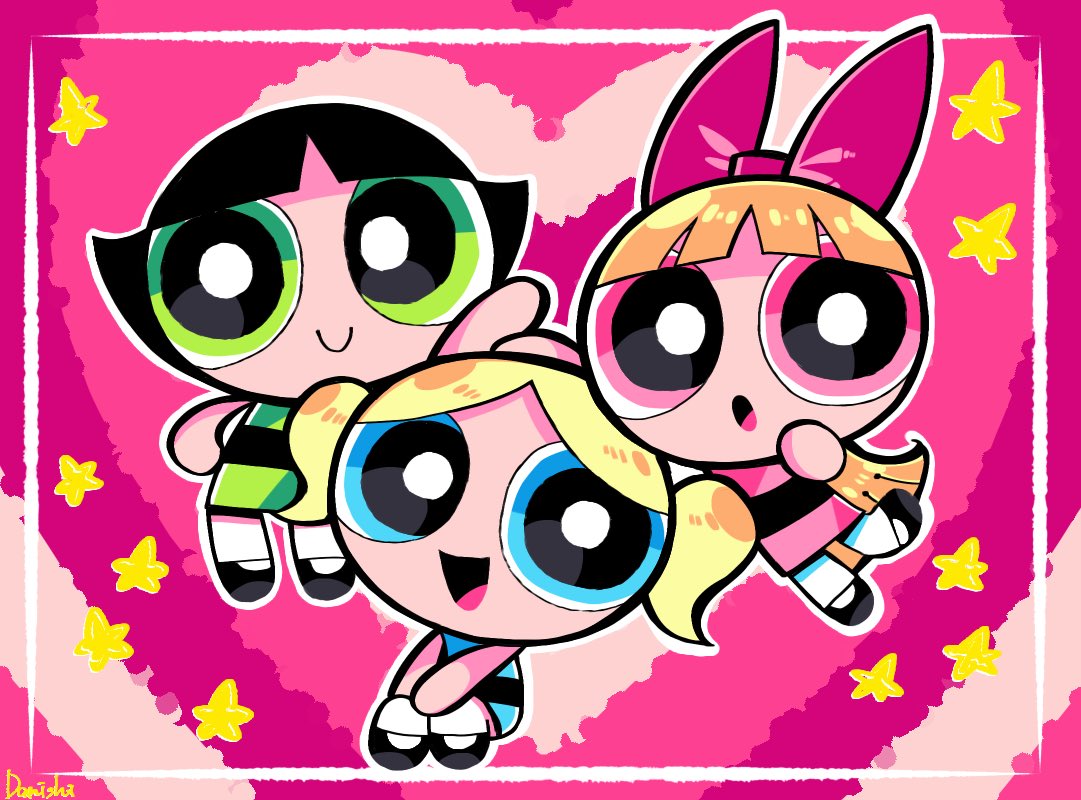 This is the growth process that I've been drawing Power Puff Girls and Power Puff Girls Z for many years.
It's an animation that I love in the past, present, and future.😌💗💚💙 