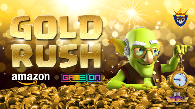 ClashChamps's tweet photo. Gold Rush Challenge on Amazon's Gameon App
https://t.co/X7C4XR3gQt 

#gameon #clashofclans #clashon #ccgold #clashchamps #ccloot2

The GOLD RUSH CHALLENGE is upon us! We are running a new challenge on Amazon's new gaming app GAME ON and want to see how much GOLD can yo... https://t.co/LaZTRwrlyZ