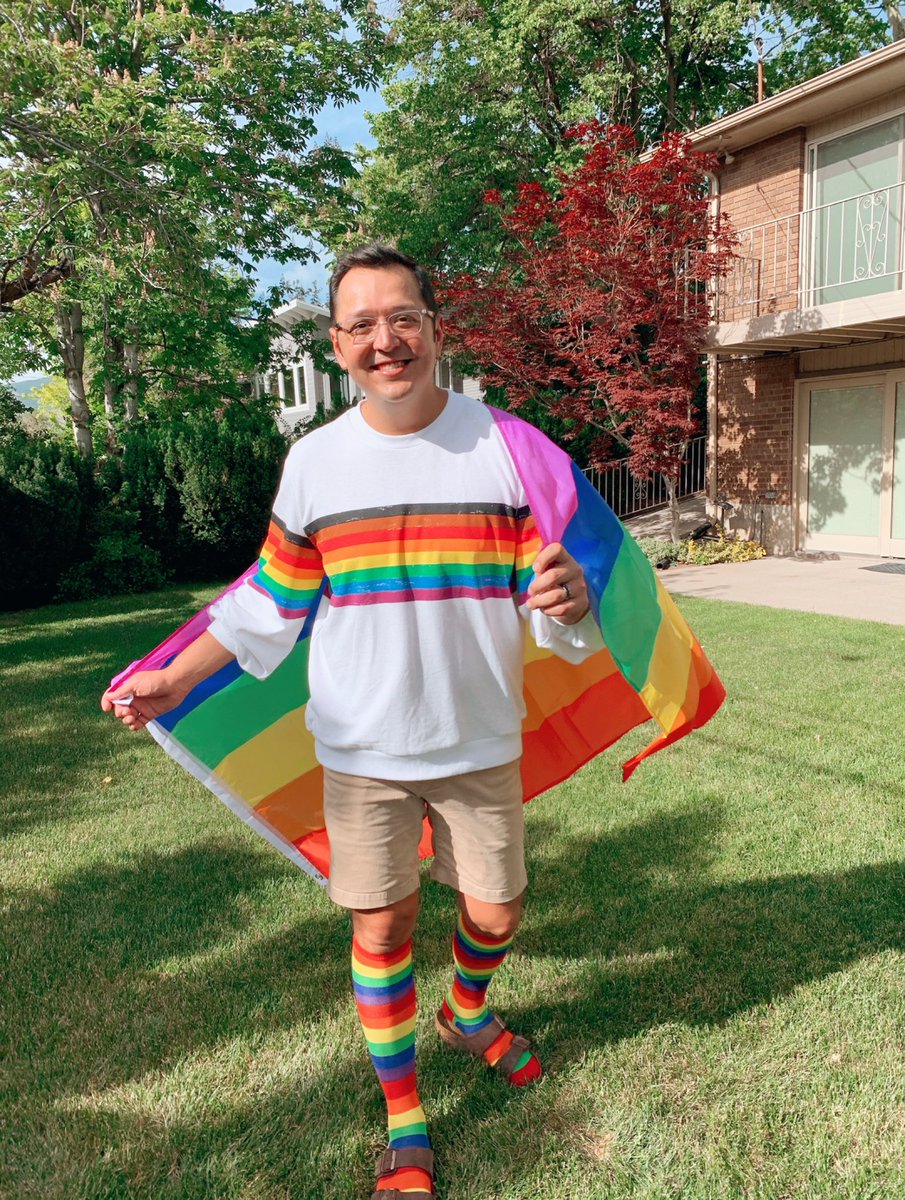 locolucero's tweet photo. Seeing people living authentically &amp; allies showing their support gave me the courage to come out years ago. I’m grateful for the people who came before me &amp; I’m happy to stand loud &amp; proud to support those who are yet to come out. #Pride2021 #PRIDE #loveislove #pride https://t.co/0WA3ygtehU