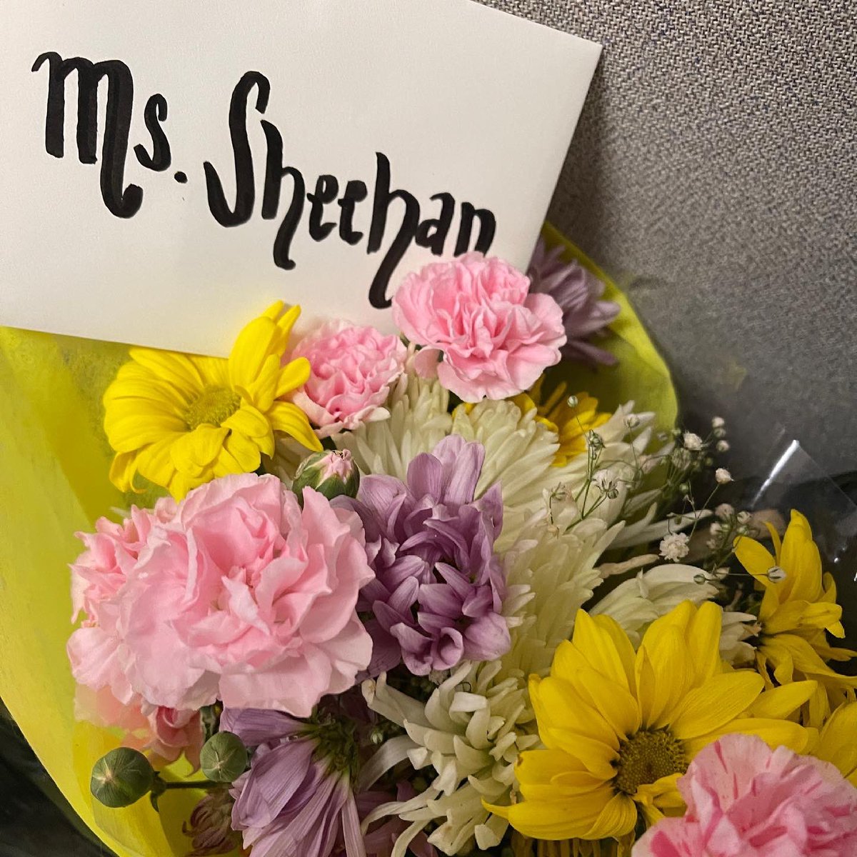 Received a wonderful thank you from Abby today! All the credit goes to Abby for conceptualizing &amp; creating this masterpiece. Happy to be the guide on the side! #MineolaProud #talented