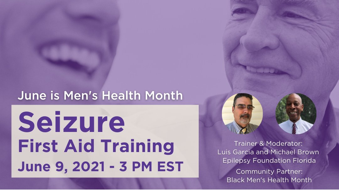 Epilepsy Foundation Utah (@epilepsyfdnutah) on Twitter photo Are you one of the 715,000 African Americans who have #epilepsy or #seizure disorder?
Invite your family & friends to <a href="/EpilepsyFdn/">Epilepsy Foundation of America</a>'s #SeizureFirstAid Certification Training hosted by Black Men’s Health.
June 9; 3 pm ET Register: bit.ly/June9SFA
#MHM2021 #EpilepsyEquity Are you one of the 715,000 African Americans who have #epilepsy or #seizure disorder?
Invite your family & friends to <a href="/EpilepsyFdn/">Epilepsy Foundation of America</a>'s #SeizureFirstAid Certification Training hosted by Black Men’s Health.
June 9; 3 pm ET Register: bit.ly/June9SFA
#MHM2021 #EpilepsyEquity