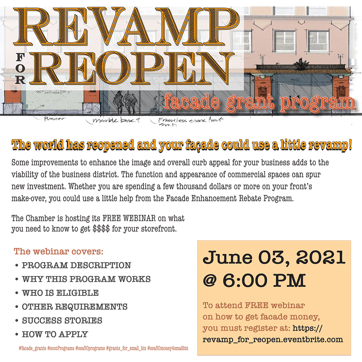 Could your biz use a grant? You're 2 days from learning how to apply. Register NOW before space is gone. revamp_for_reopen.eventbrite.com OR eventbrite.com/x/revamp-for-r…