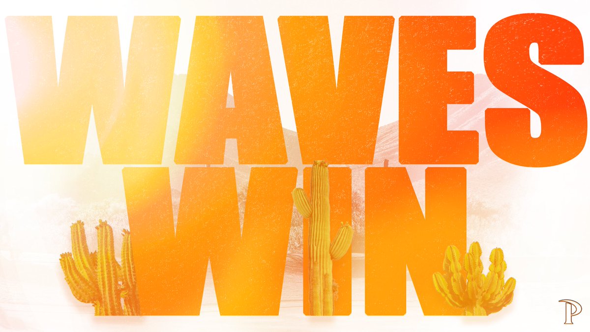 #WAVESWIN

We’re going to play for a national championship tomorrow!

#WavesUp