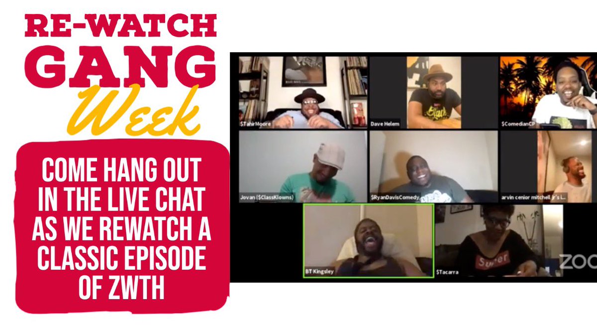 TahirMoore's tweet photo. π£π£ Reminder I Take Every First Week Of The Month Off
π£So The #RewatchGang Is Holding It Down While So You Can Still Get Your
#zoomingwiththehomies Fix!!
Tonight At 7pm PST Only On
https://t.co/2DiOy7p1TJ https://t.co/bOeIuRh2bC