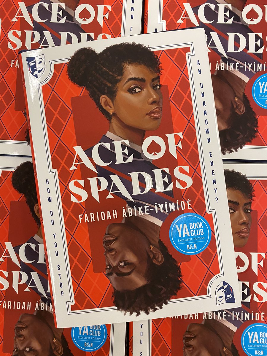 Happy happy book birthday to Ace of Spades, our June pick for #BNYABookClub @faridahlikestea