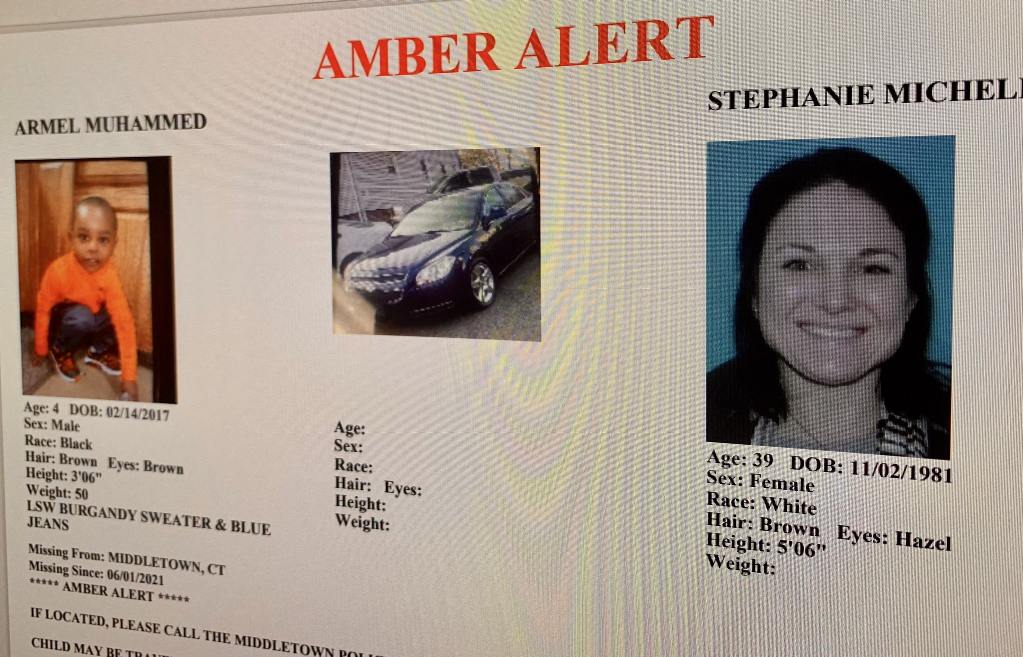 Keisha Grant On Twitter Amber Alert State Police Are Looking For 4 Yr Old Believed To Be Abducted From Middletown Please Call 911 If You See Him Or The Suspect Vehicle 2010