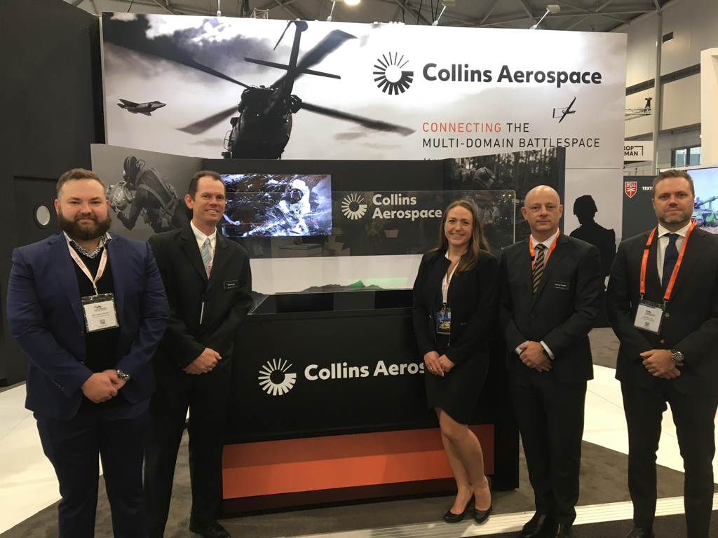 CollinsAero's tweet image. We’re here at @landforces Expo in Brisbane! Visit us at Booth 3G18 to discover how we are connecting the multi-domain battlespace. #Missions #TrainingandSimulation #SecureCommunications #TargetingSystems collins.aero/3wNsTDj