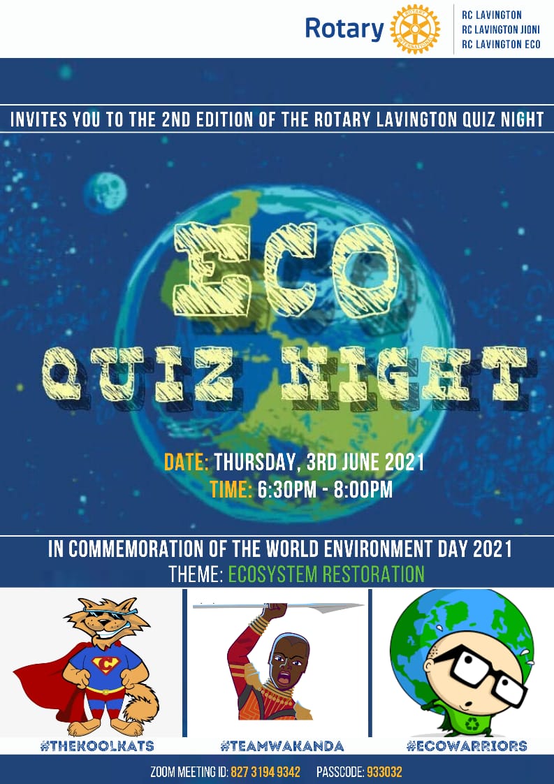 Time 2 find out if #leaders are born or made & who are the true #legends, #warriors as @RotaryEco hosts the re-battle of wits between itself #EcoWarriors, @RotaryLavington #KoolKats & @rotarylavingto1  #teamwakanda at #EcoQuiz game night. @d9212_ @Rotary #familyfeudafrica