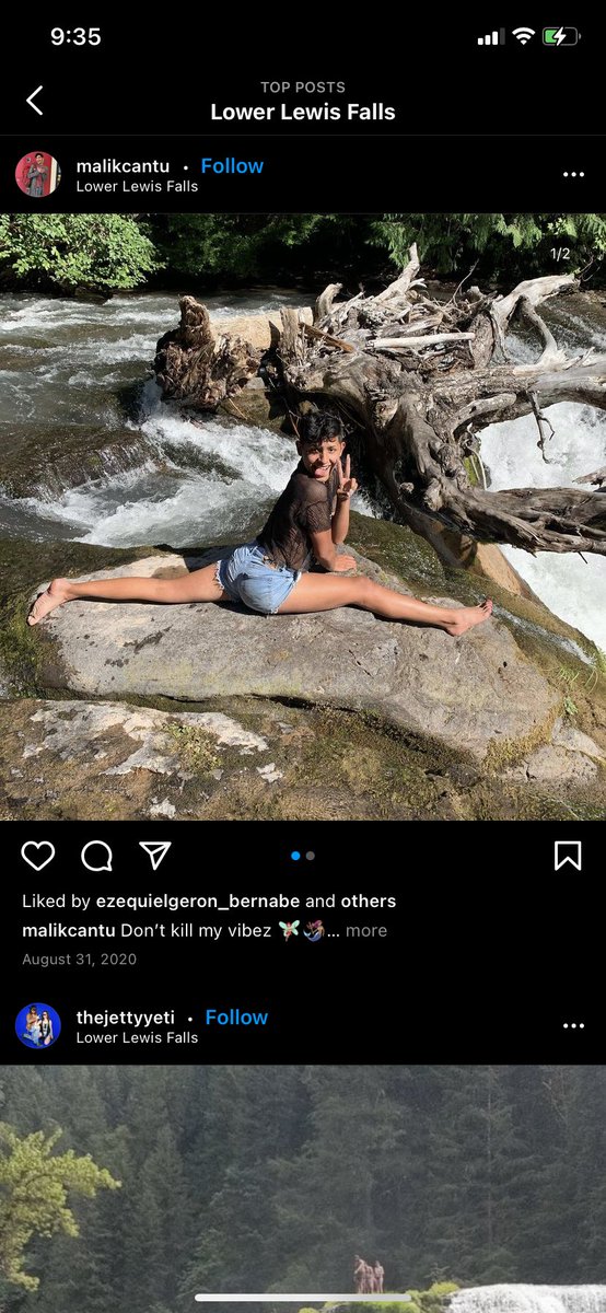 khaldrogosbitch's tweet photo. This waterfall in Oregon has some of the best thirst traps I’ve ever seen under the tagged pics https://t.co/jgIri0Wcx7