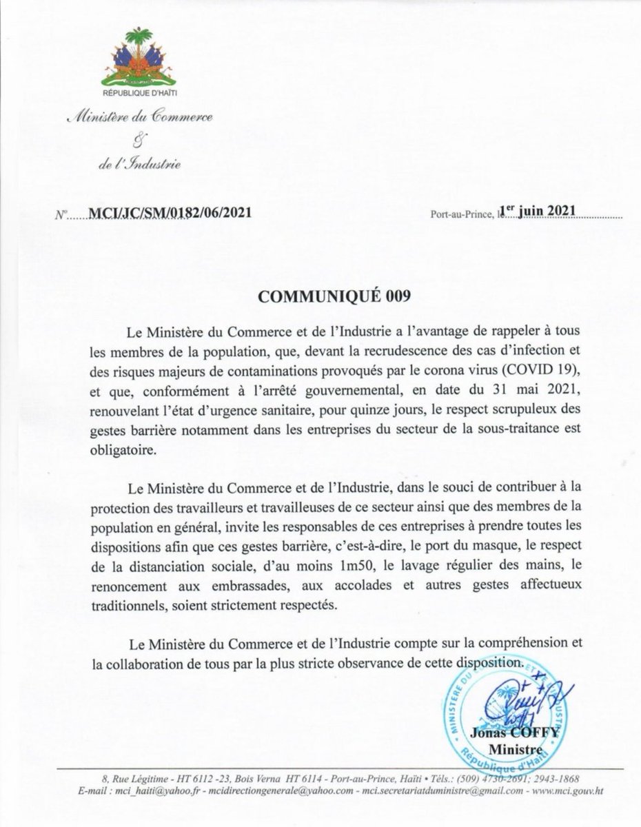 Ministre Jonas Coffy tweet media
